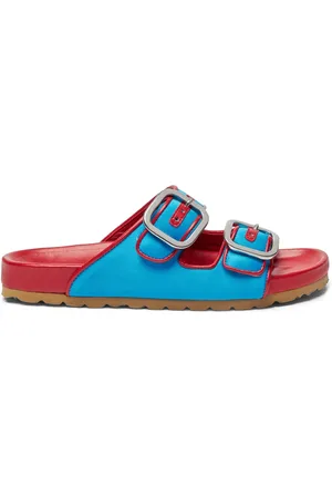 Scarosso Isa slippers met dubbele gesp