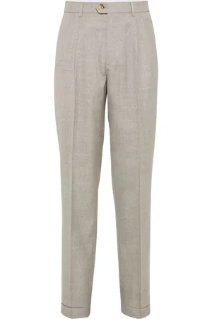 Brunello Cucinelli Pantalon met geplooid detail