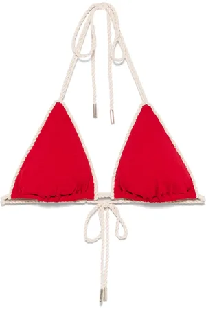 La Perla Triangel bikinitop met monogram