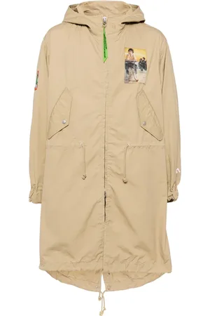 UNDERCOVER Parka met trekkoord taille