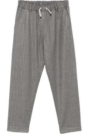 ELEVENTY Broek met krijtstreep