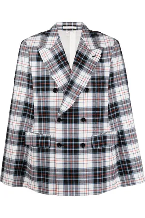 Comme des Garçons Geruite blazer