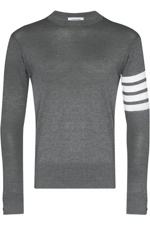 Thom Browne Crewneck Pullover With 4