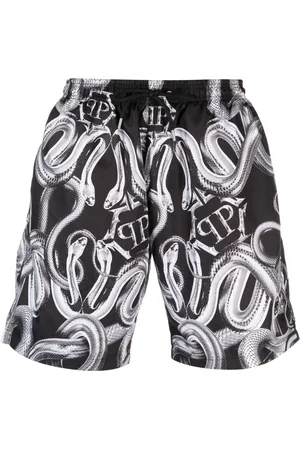 Philipp Plein Zwembroek met logoprint