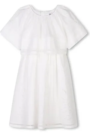 Chloé Jurk met broderie anglaise