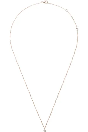 De Beers 18kt roségouden My First halsketting met diamanten hanger