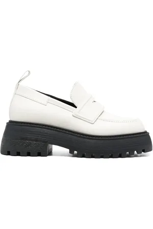 3Juin Loafers met plateauzool