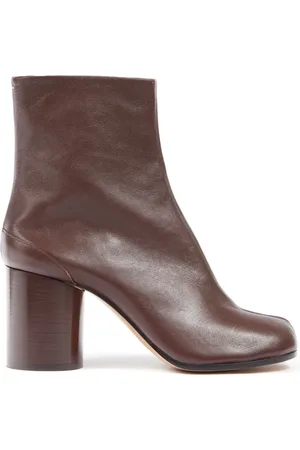 Maison Margiela Tabi 80 mm leren enkellaarzen