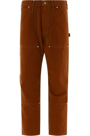 HUMAN MADE Straight goudkleurige hardware broek