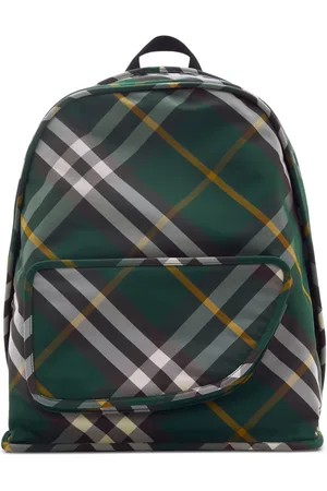 Burberry Shield geruite geweven rugzak