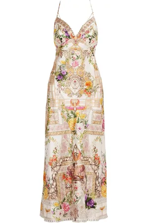 Camilla The Egyptian Rose jurk met kettingdetail
