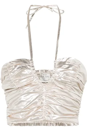 FORTE FORTE Blouse met halternek