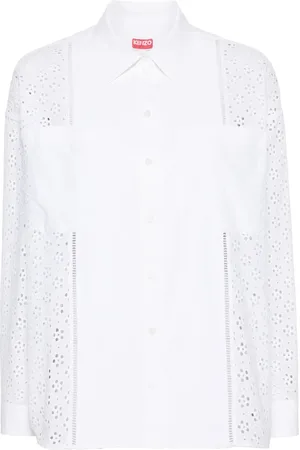 Kenzo Broderie anglaise blouse