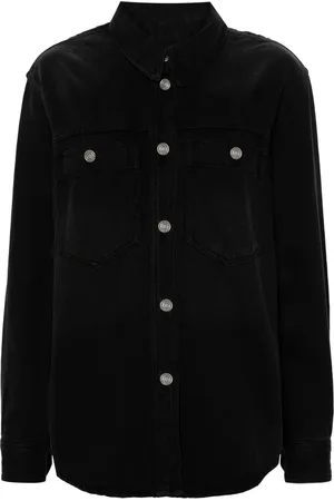 Isabel Marant Talbot denim blouse met vervaagd effect