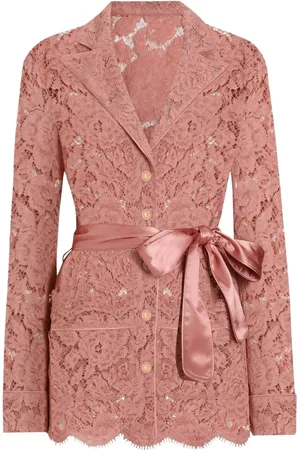 Dolce & Gabbana Blouse met bloemenkant