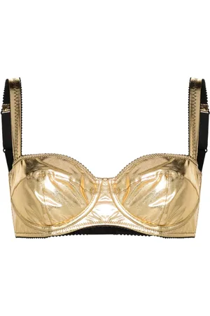 Dolce & Gabbana Metallic balconette bh