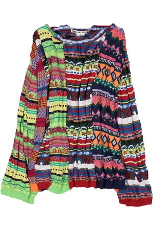 Comme des Garçons Trui met patchwork
