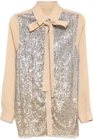 Elie saab Blouse met pailletten