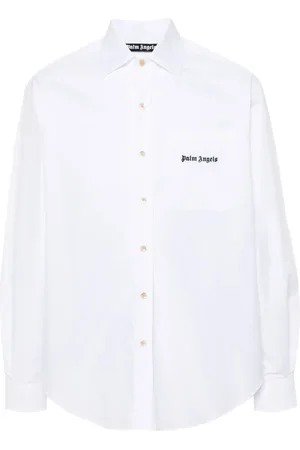 Palm Angels Overhemd met geborduurd logo