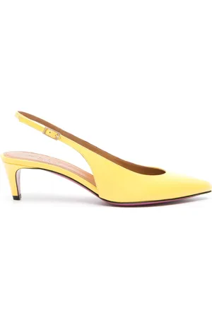 Marni Leren slingback pumps