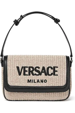 VERSACE Milano raffia crossbodytas