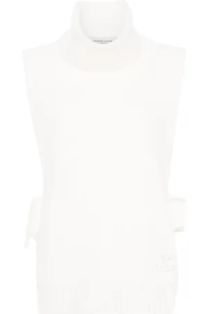 Golden Goose Gebreide spencer met geborduurd logo