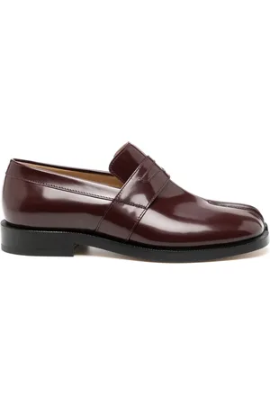 Maison Margiela Tabi leren loafers