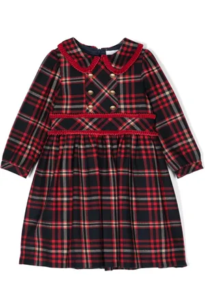 PATACHOU Jurk met tartan ruit