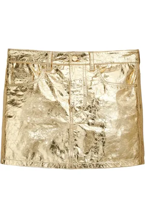 Marc Jacobs Mid waist metallic mini