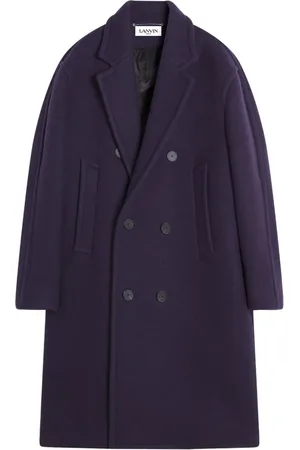 Lanvin Wollen jas met dubbele rij knopen