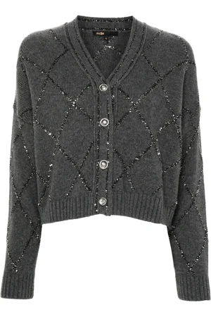Maje Vest met pailletten