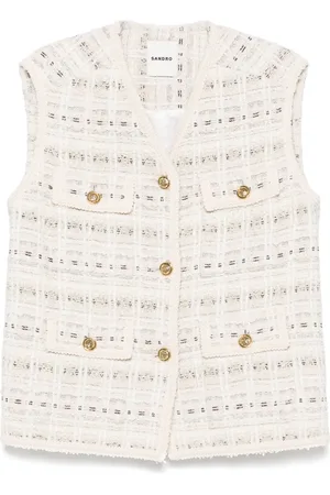 Sandro Tweed gilet