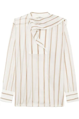 Totême Blouse met sjaaldetail