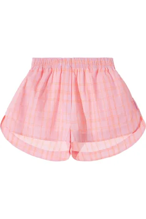 Monochrome Geruite elastische shorts