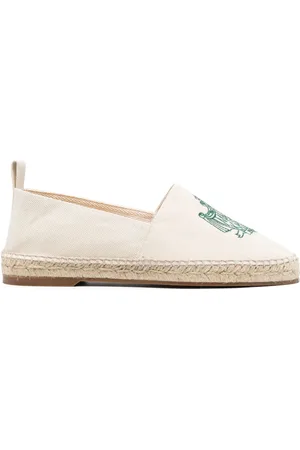 Maison Kitsuné Espadrilles met geborduurd logo