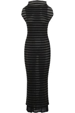 Jean Paul Gaultier Gestreepte maxi