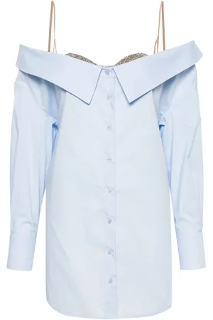 GIUSEPPE DI MORABITO Popeline blouse