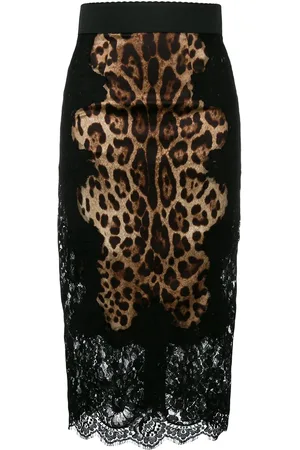 Dolce & Gabbana Kokerrok met luipaarddessin