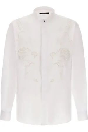 Roberto Cavalli Overhemd met broderie anglaise