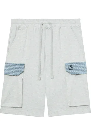 FIVE CM Shorts met tweed detail