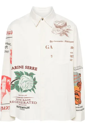 Marine Serre Overhemd met print