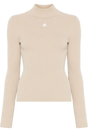 Courrèges Reedition geribbelde trui
