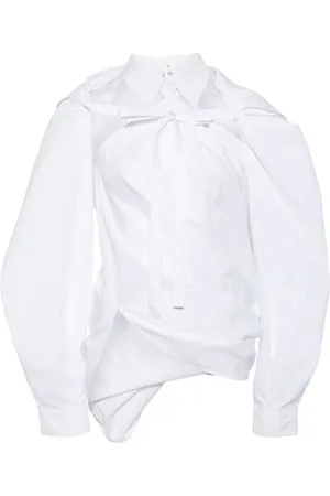 pushBUTTON Asymmetrisch gedraaide blouse