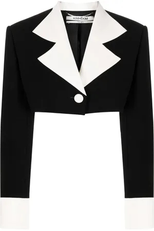 KIMHEKIM Cropped tweekleurig jack