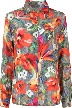 AMIR SLAMA Blouse met bloemenprint