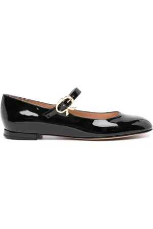 Gianvito Rossi Mary Ribbon ballerina
