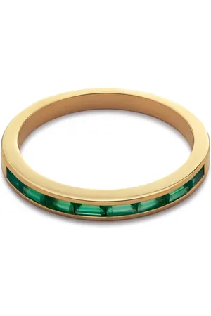 Monica Vinader Mini Baquette Half Eternity ring