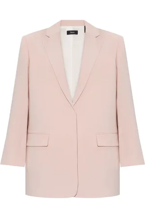 THEORY Blazer met enkele rij knopen