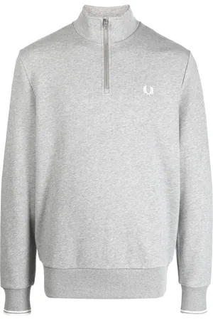 Fred Perry Sweater met geborduurd logo