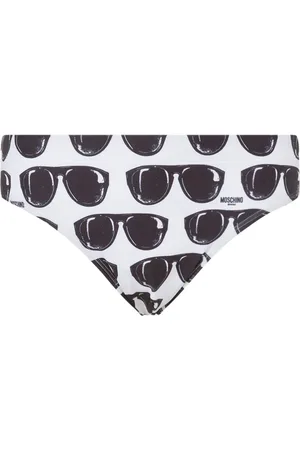 Moschino Zwembroek met zonnebrilprint